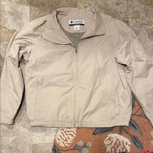 Columbia Beige Full Zip Jacket